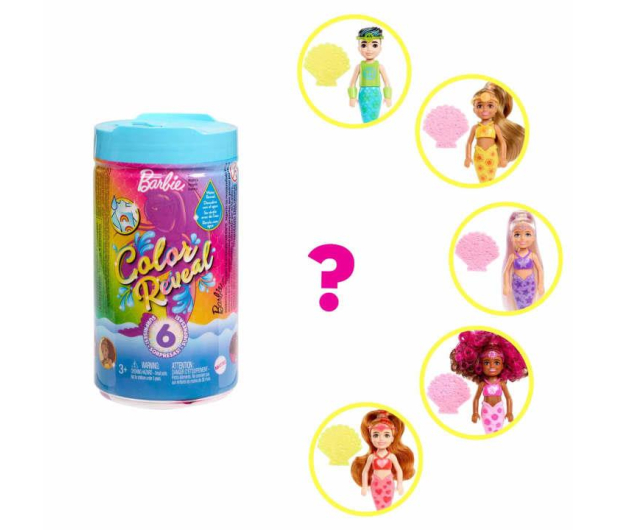 Barbie Color Reveal Chelsea Kolorowa syrenka - 1033096 - zdjęcie 5